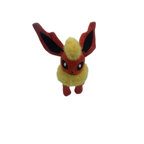 Flareon Plush Toy Stuffed Soft EUC Fast Shipping - Picture 1 of 16